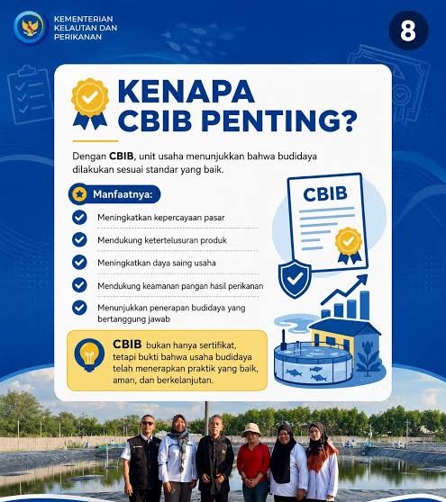 Pembuatan Sertifikat Cara Budi Daya Ikan yang Baik (CBIB)